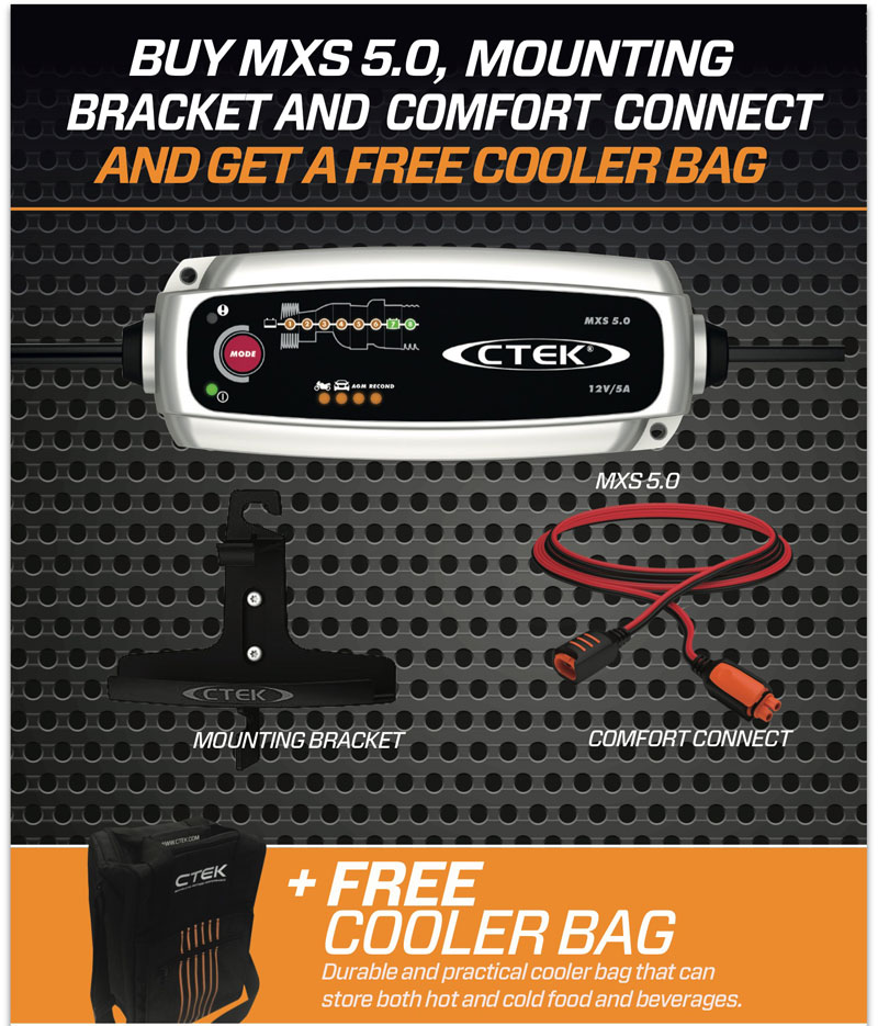 CTEK Free Cooler Bag Promo