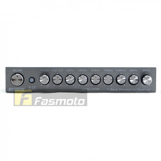 Kennon KPE-70P 7-Band Parametric Pre-Amp with Subwoofer Output DVD/Aux Switch