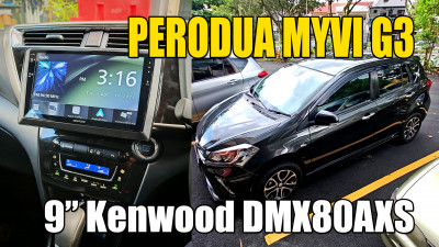 Perodua Myvi G3 AV, Kenwood DMX80AXS 9