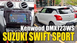 Suzuki Swift Sport Kenwood DMX723WS 200MM wide wireless Apple CarPlay and Android Auto head unit