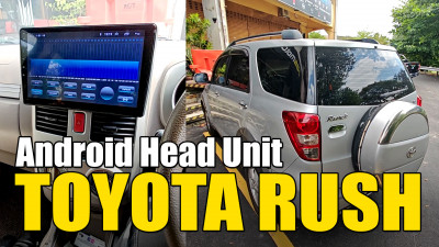 Toyota Rush Unknown Brand Android Player Installed