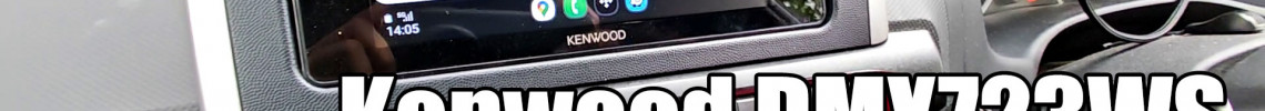 Toyota Wish Kenwood DMX723WS 200MM Toyota size head unit with wireless Apple CarPlay, Android Auto