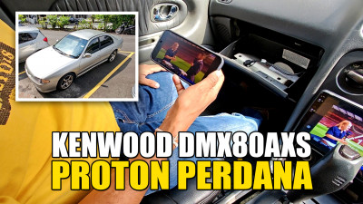 Proton Perdana 1st Gen with Kenwood DMX80AXS installed
