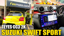 Suzuki Swift Sport Teyes CC3 2K Android Head Unit, Factory 360 Camera Retained