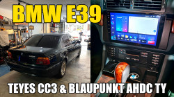 BMW E39 Upgrades to Teyes CC3 Android, Blaupunkt AHDC TY 1.0 Reverse Camera & Hood Insulation