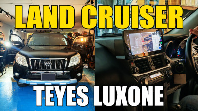Toyota Land Cruiser Teyes Luxone 12.3 inch Android Install