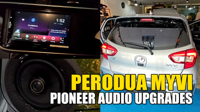 Perodua Myvi G3 Pioneer DMH-Z6350BT Head Unit, TS-Z65CH & TS-Z65F Speakers, TS-WX400DA Sub and more