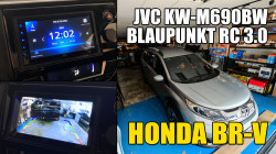 Honda BRV JVC KW-M690BW wireless Apple CarPlay Android Auto and   Blaupunkt RC 3.0 Reverse Camera