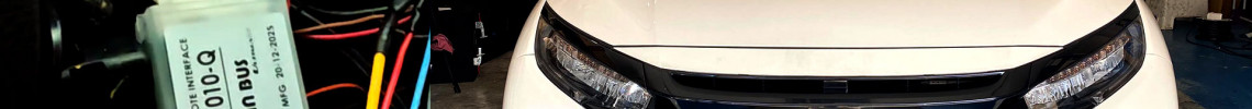 Honda Civic Type-R (FK8R) installs Programmable Can Bus Steering Wheel Control Interface for Kenwood