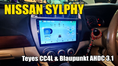 Nissan Sylphy Teyes CC4L Android, Blaupunkt AHDC 3.1 Reverse Camera