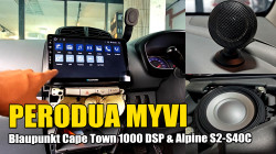 Perodua Myvi 1st Gen Blaupunkt Cape Town 1000 DSP android head unit with Alpine S2-S40C Speakers