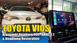 Toyota Vios NCP150 Blaupunkt Hamburg 900 Android, AHDC 3.1 Camera & Headlamp Restoration