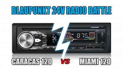 Blaupunkt's 24V stereo head units for Busses, Lorries and Trucks with 24V Battery. Which one is right for you?
