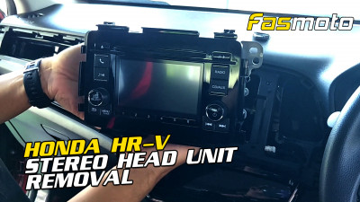 Honda HRV XRV Vezel Stereo Head Unit Removal | Car buka player Honda HRV Vezel