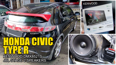 Honda Civic Type R FN2R / Kenwood DMX8521S / JBL Stage 2 speakers