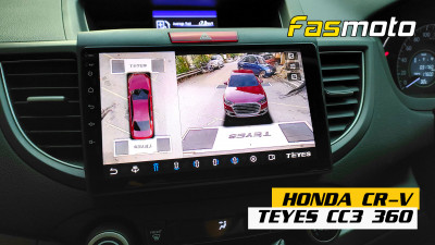 Honda CR-V G4 | Teyes CC3 360 Android head unit | Quick look at 360 in action