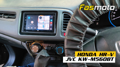 Honda HR-V JVC KW-M560BT & Focal Speakers Install