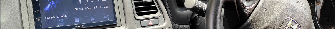 Installed the Kenwood DMX5020S into the Honda HR-V, factory reverse camera retained Installed the Kenwood DMX5020S into the Honda HR-V, factory reverse camera retained