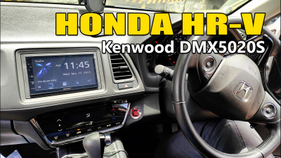 Installed the Kenwood DMX5020S into the Honda HR-V, factory reverse camera retained