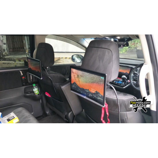 12.5" Touchscreen Android Headrest Monitors Rear-seat Entertainment System (1 Pair) HS-163-002