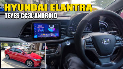 Hyundai Elantra 2017 / Teyes CC3L Android Player Head Unit Installed