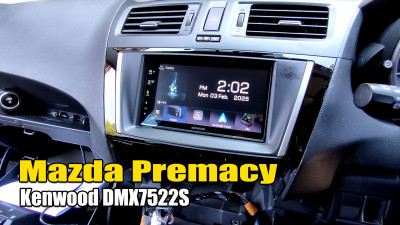 Mazda Premacy / Kenwood DMX7522S installed