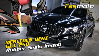 Mercedes Benz GLA250 Rubber Seal Install | Engine Bay, Trunk, Doors, Windscreen