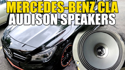 Mercedes-Benz CLA / Audison Speakers installed
