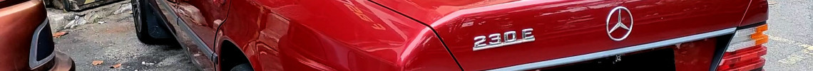 Mercedes-Benz 230E W124 Aftermarket Rear Parking-Sensors Replacement Mercedes-Benz 230E W124 Aftermarket Rear Parking-Sensors Replacement