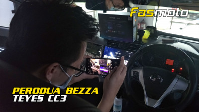 Perodua Bezza 2020 Teyes CC3 Android Head Unit install