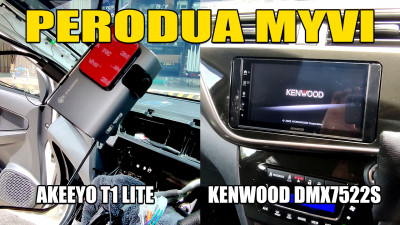 Perodua Myvi G3 Kenwood DMX7522S / Blaupunkt RC 3.0 / Akeeyo T1 Lite
