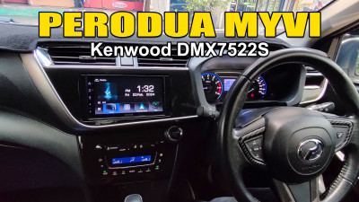 Perodua Myvi G3 / Kenwood DMX7522S Wireless Apple CarPlay, Android Auto head unit
