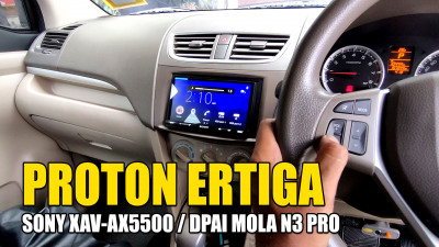 Proton Ertiga / Sony XAV-AX5500 / Blaupunkt RC 3.0 / DDPAI  Mola N3 Pro