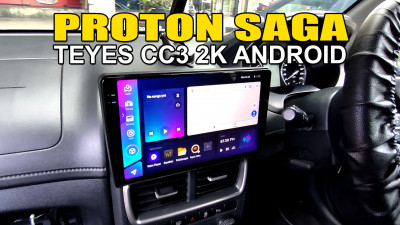 Proton Saga 2022 / Teyes CC3 2K Android / Factory Reverse Camera Retained