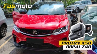 Proton X50 DDPAI Z40 Installed