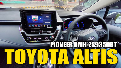 Toyota Corolla Altis / Pioneer DMH-ZS9350BT / Factory 360 Surround Camera Retained