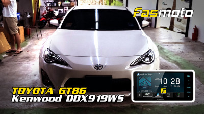 Toyota GT86 Kenwood DDX919WS install and retain factory reverse camera