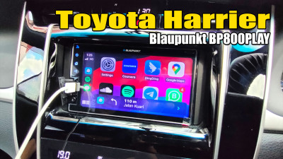Toyota Harrier / Blaupunkt DAKOTA BP800PLAY with wired Android Auto & Apple CarPlay