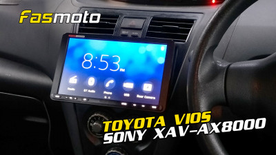 Toyota Vios 2nd Gen XP90 | SONY XAV-AX8000 | Vios Radio Replacement