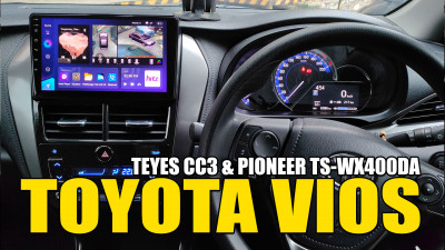 Toyota Vios XP150, NCP150 / Teyes CC3 Android head unit / 360 Around View Monitoring Retained