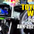The Pioneer AVH-Z9250BT installed in the Toyota Wish