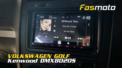 Volkswagen Golf R32 MK5 Kenwood DMX8020S install