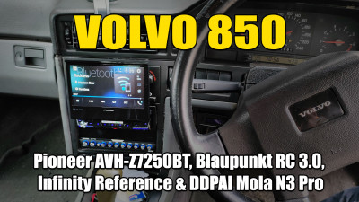 Volvo 850 / Pioneer AVH-Z7250BT / Blaupunkt RC 3.0 / Infinity Reference Speakers / DDPAI Mola N3 PRO