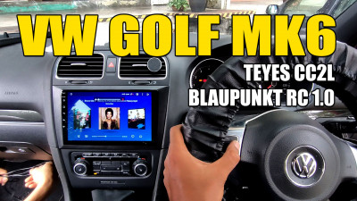 Volkswagen Golf Gti MK6 / Teyes CC2L / Blaupunkt RC 1.0