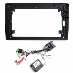 9" Android Player Dashboard Installation Kit for Audi A4 2002-2008 with Plug-and-Play Wire Harness
