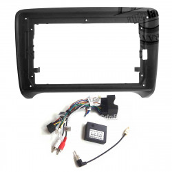 9" Android Player Dashboard Installation Kit for Audi TT 2006-2014 with Plug-and-Play Wire Harness
