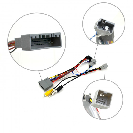 9" Android Player Dashboard Installation Kit for Honda BRV 2015-2019 with Plug-and-Play Wire Harness