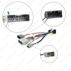 10" Android Player Dashboard Installation Kit for Honda CITY (SILVER) 2008-2013 with Plug-and-Play Wire Harness