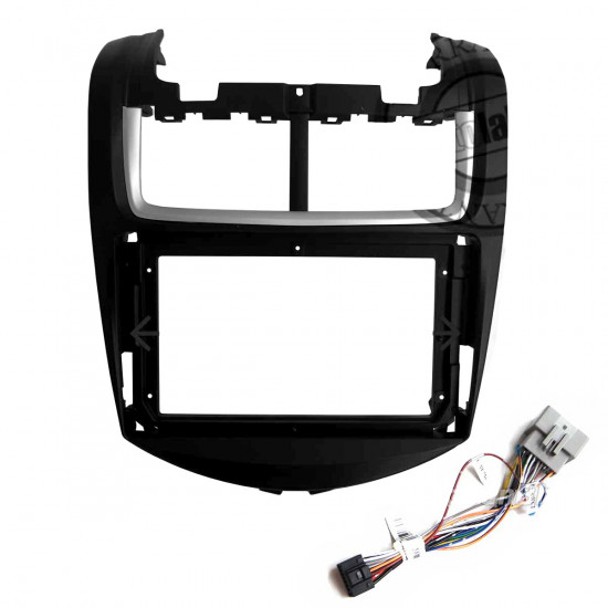 9" Android Player Dashboard Installation Kit for Chevrolet AVEO 2014-2017 with Plug-and-Play Wire Harness