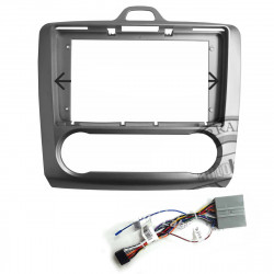 9" Android Player Dashboard Installation Kit for Ford FOCUS Auto Air-Cond 2005-2010 with Plug-and-Play Wire Harness